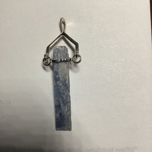 Sterling silver with shell fragment pendant